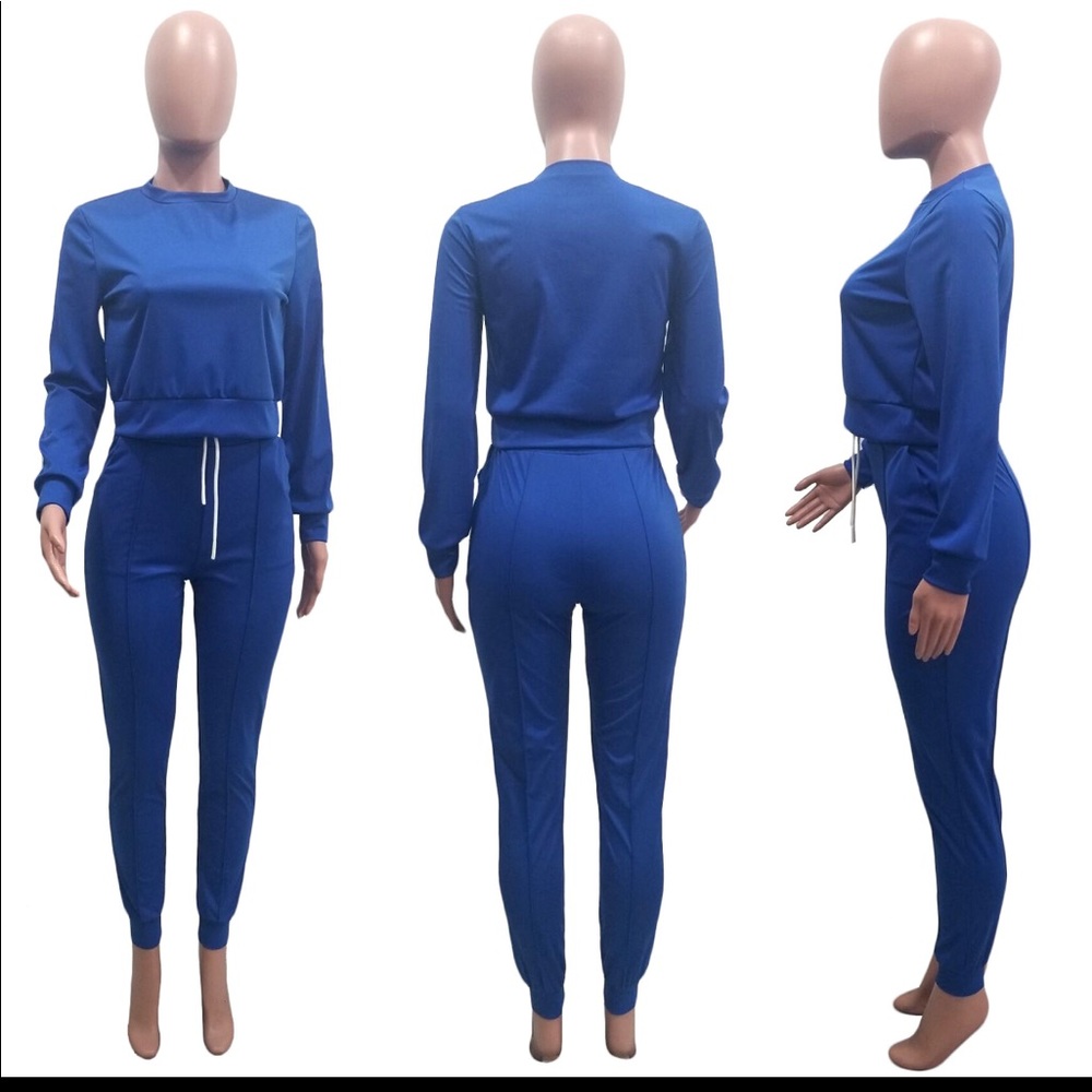 Jazzy blue jogger set 💙